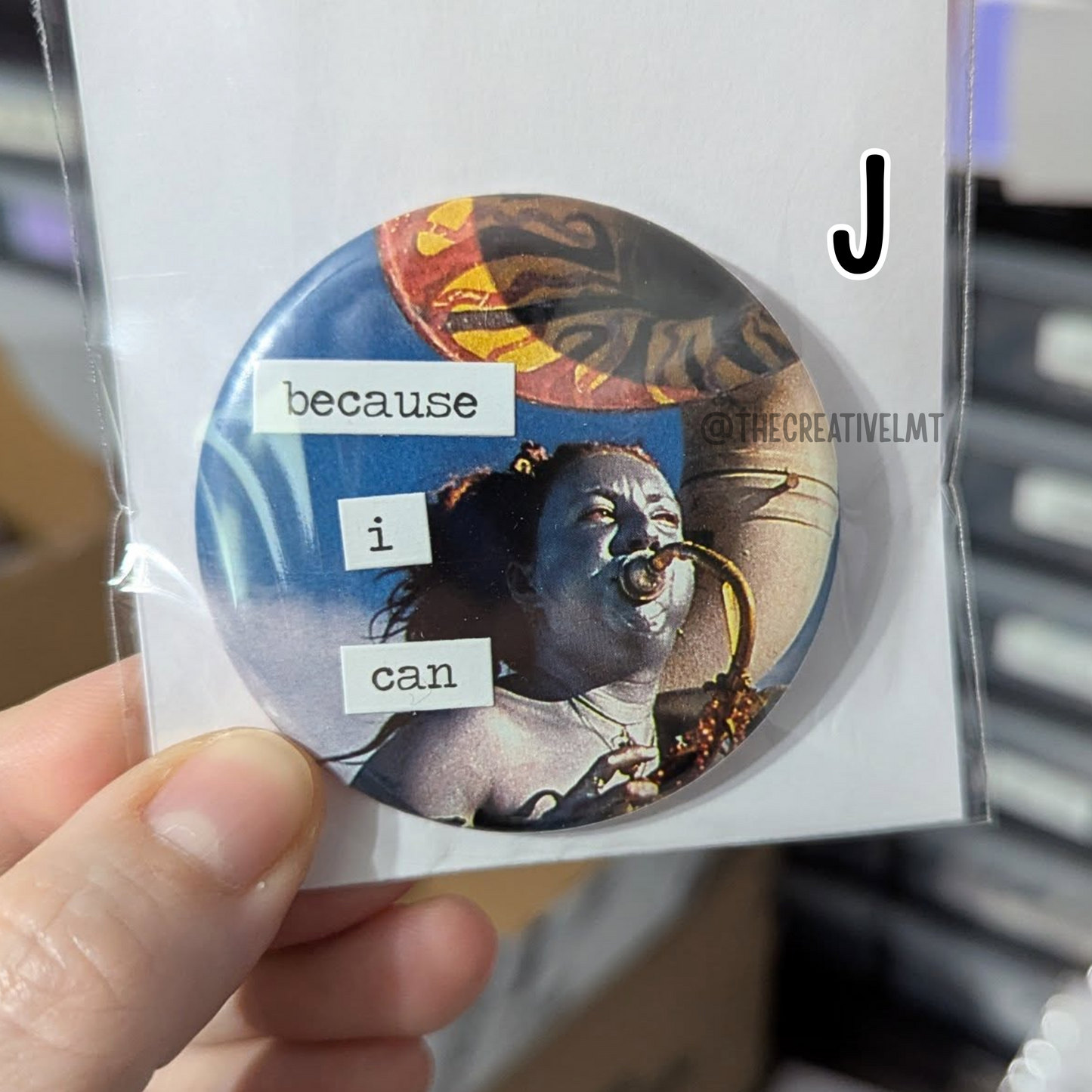 One-of-a-Kind Pinback Buttons | Collage Art Created by Hand
