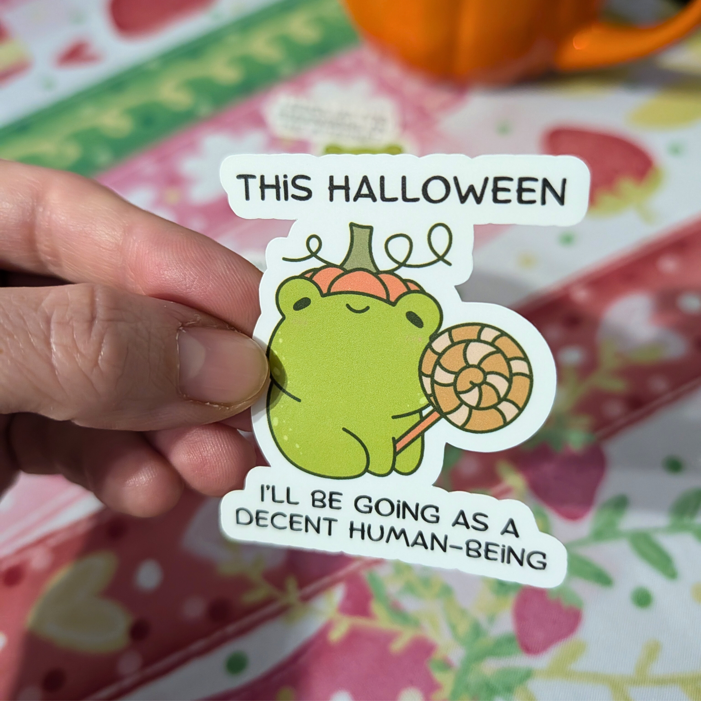 Sassy Frog Sticker Set & Keychain