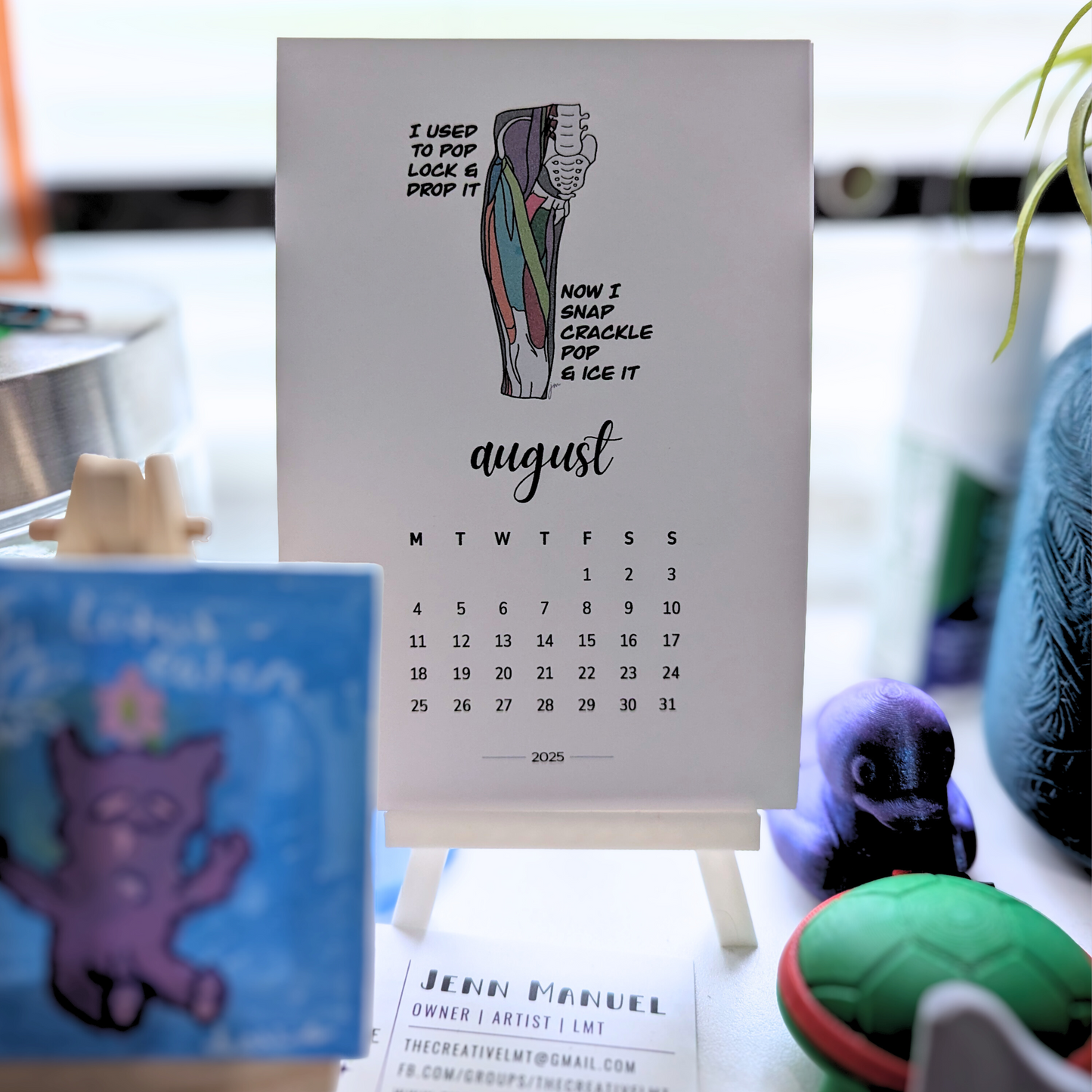 2026 Desk Calendar with Easel | Pre-Order