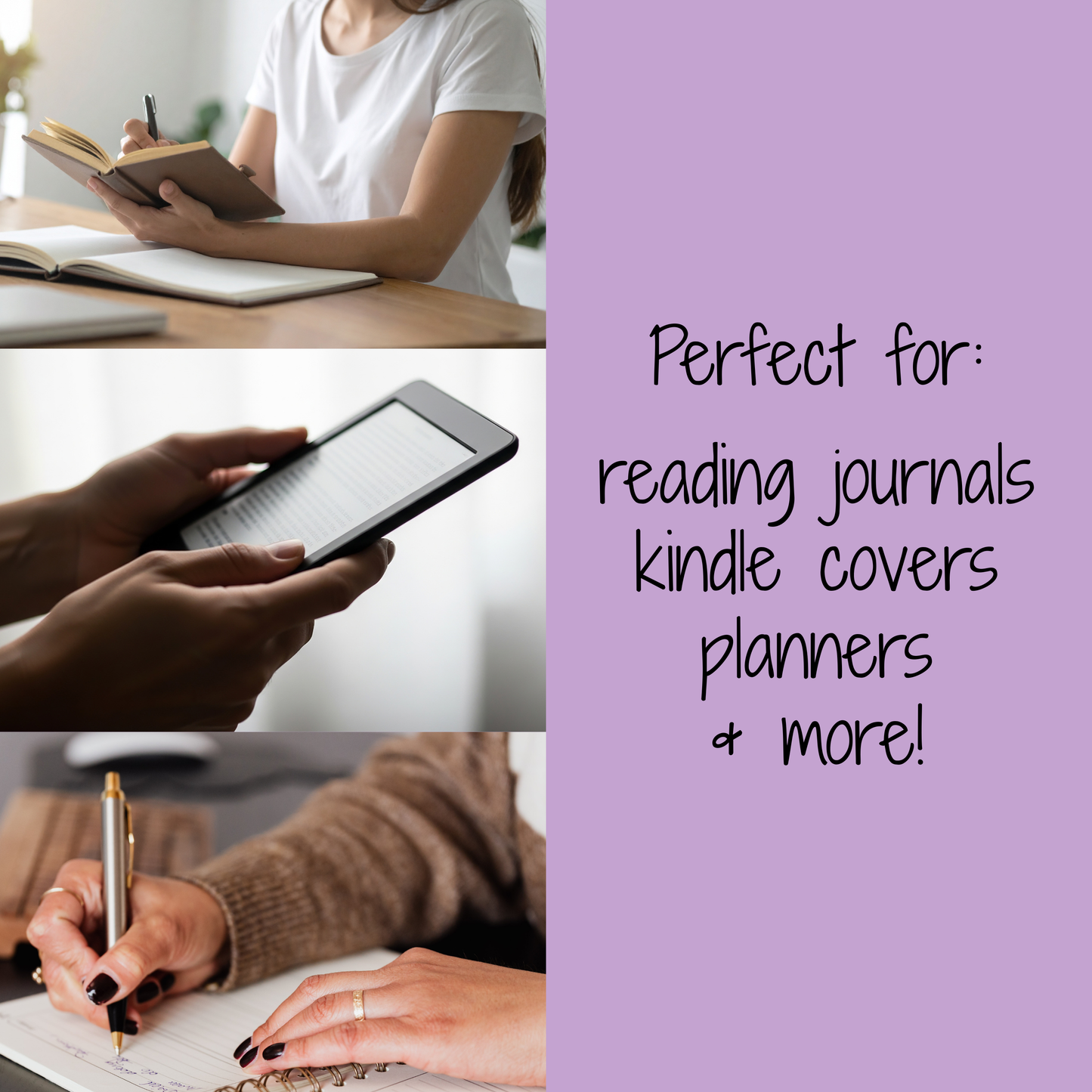 Lavender Bookish Vinyl Sticker Set