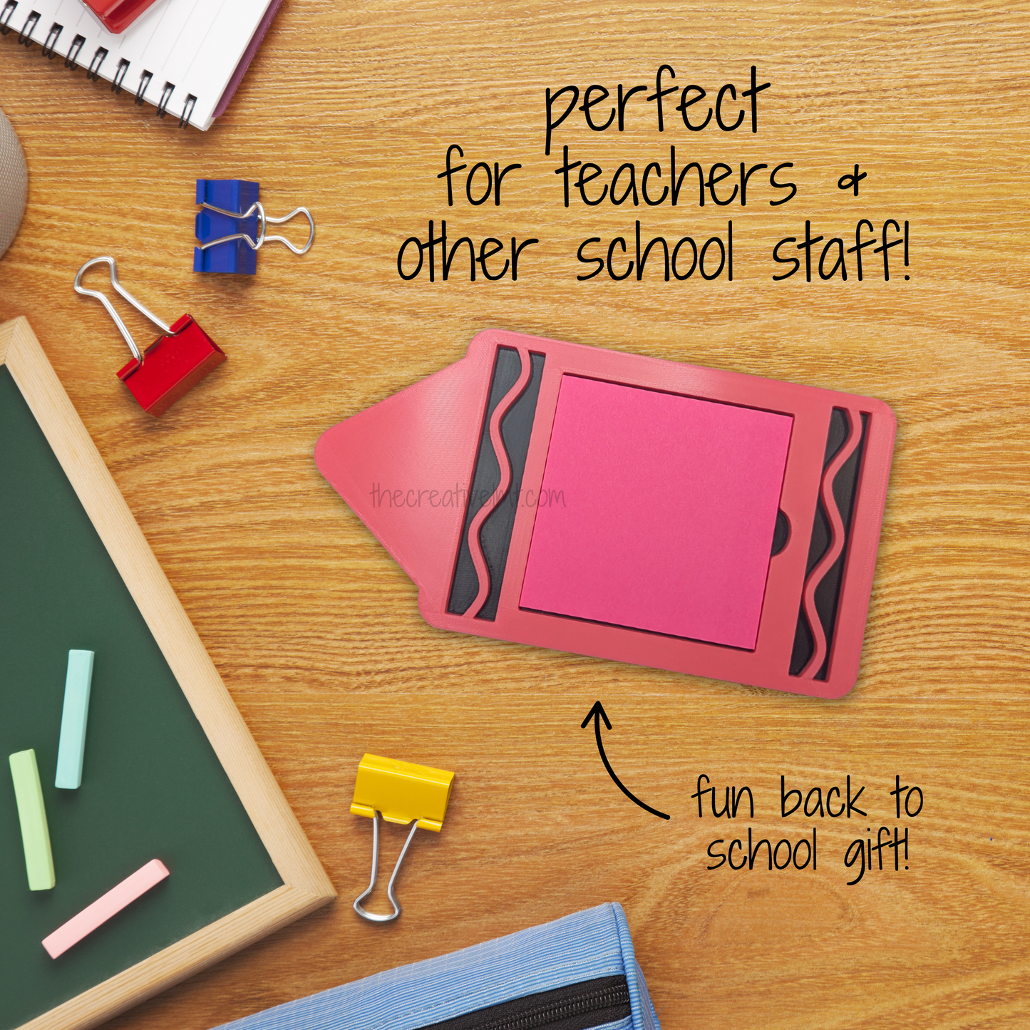 Crayon-shaped Sticky Note Holder | 3D Prints