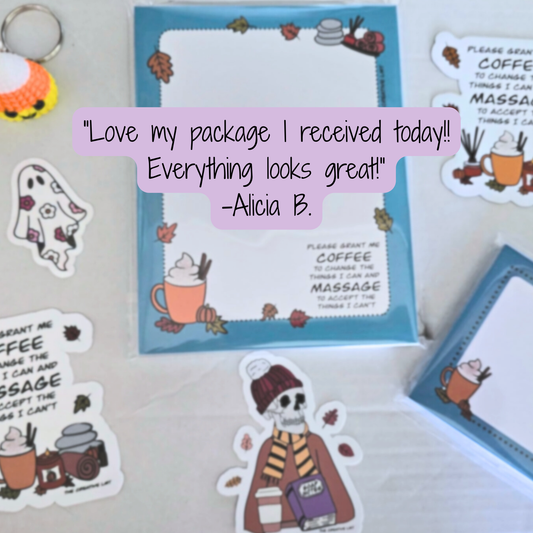 Coffee & Massage Notepad