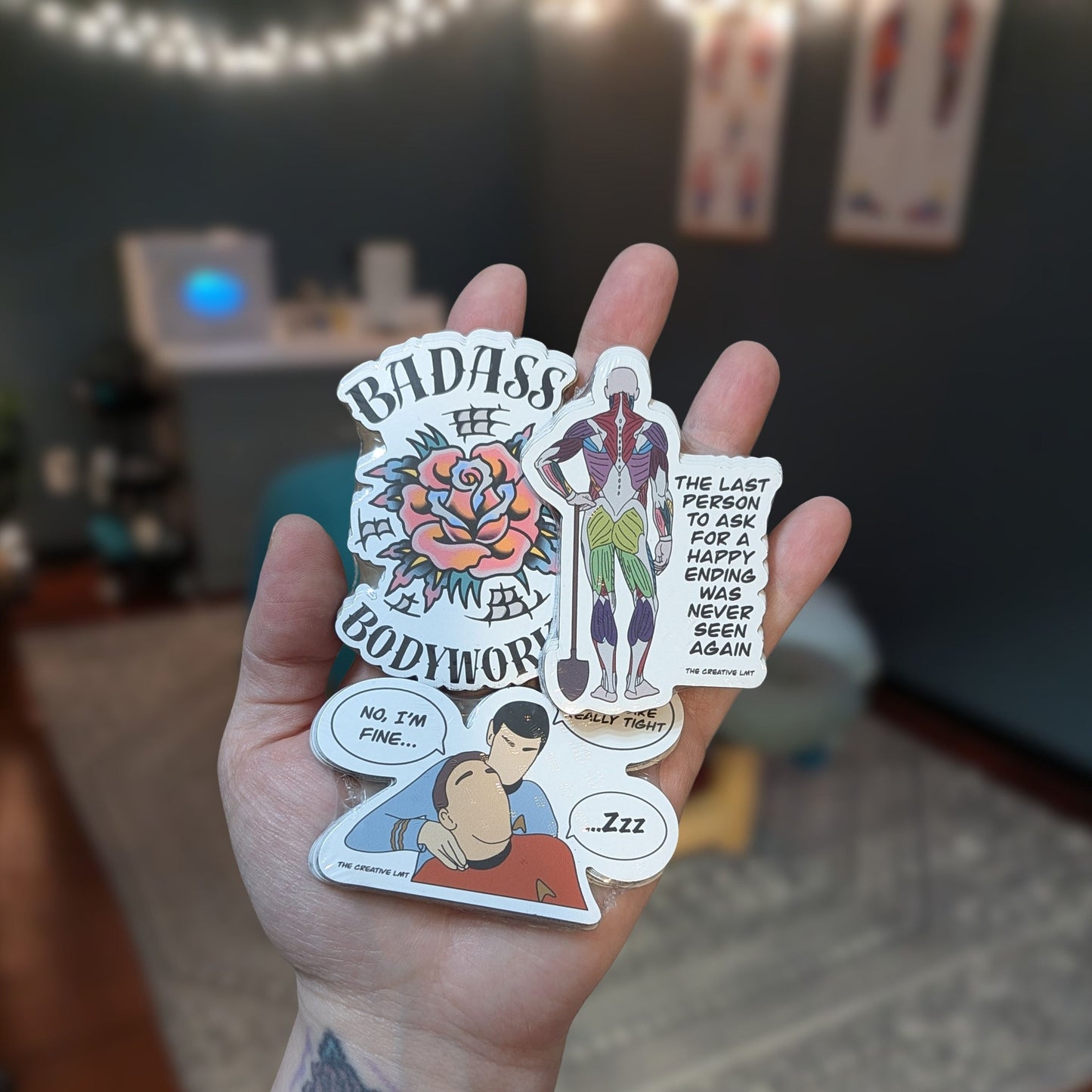 Fridge Magnets | Colorful Funny Massage Therapy Themed Magnets