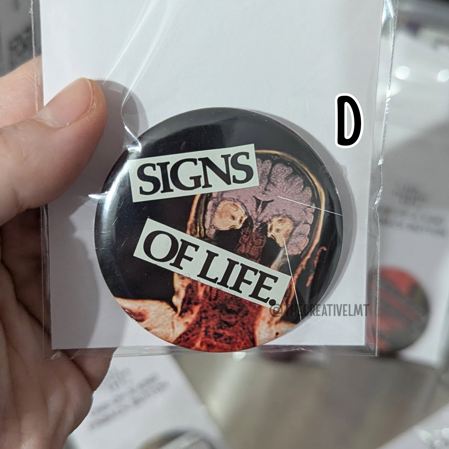 One-of-a-Kind Pinback Buttons | Collage Art Created by Hand