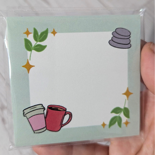 Coffee and Zen Post-It Sticky Notes