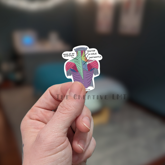 Bane of my Existence | Funny Anatomy Vinyl Sticker