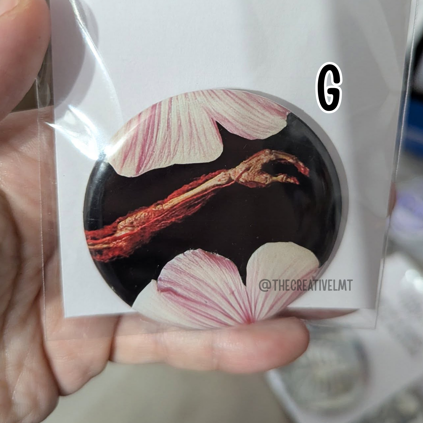 One-of-a-Kind Pinback Buttons | Collage Art Created by Hand