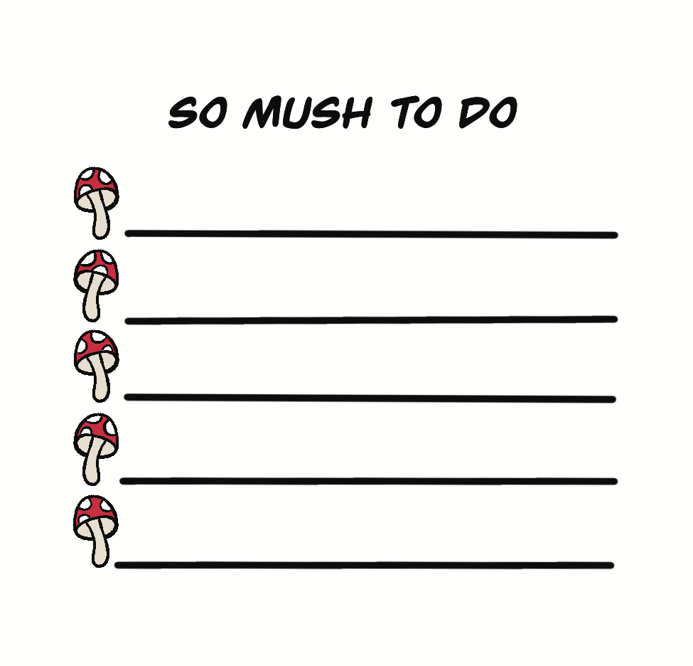 So Mush To Do Post-It Sticky Notes