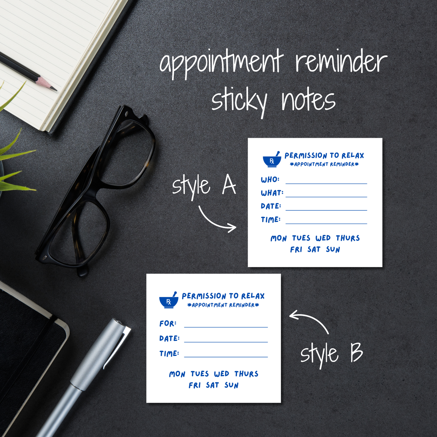 Appointment Reminder Post-It Sticky Notes