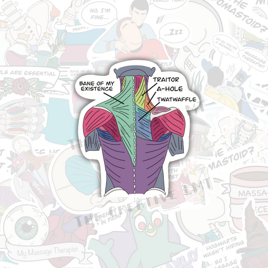 Bane of my Existence | Funny Anatomy Vinyl Sticker