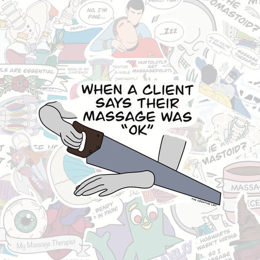 Saw Arm | Funny Vinyl Sticker