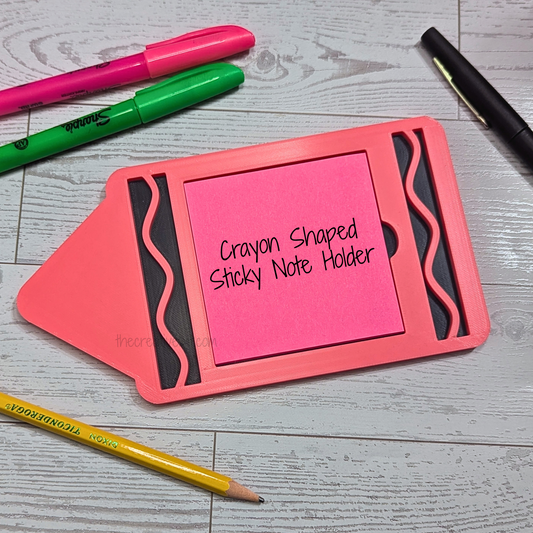 Crayon-shaped Sticky Note Holder | 3D Prints