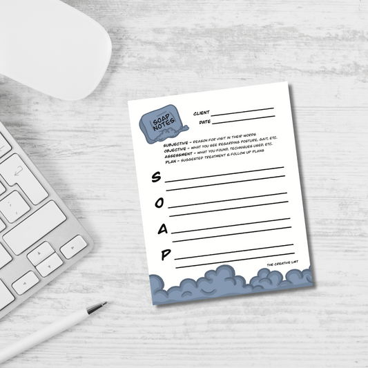 Soap Notes Notepad