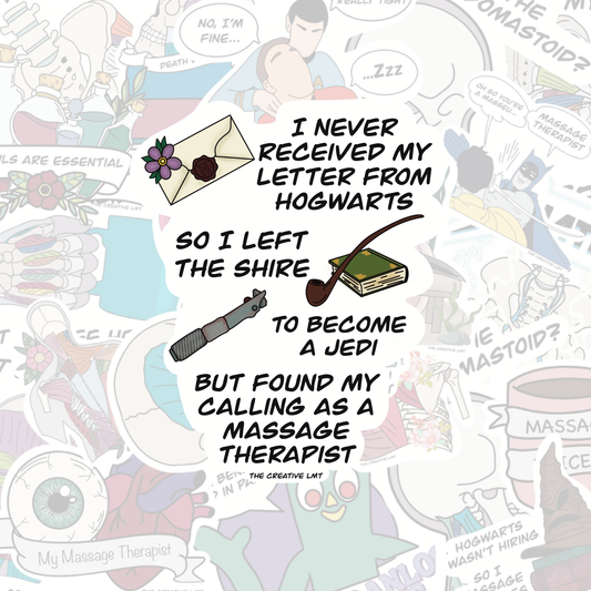 Fandom Massage Therapist | Parody Vinyl Sticker