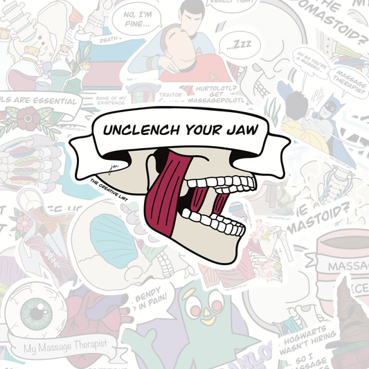 Unclench Your Jaw 2 | Vinyl Sticker