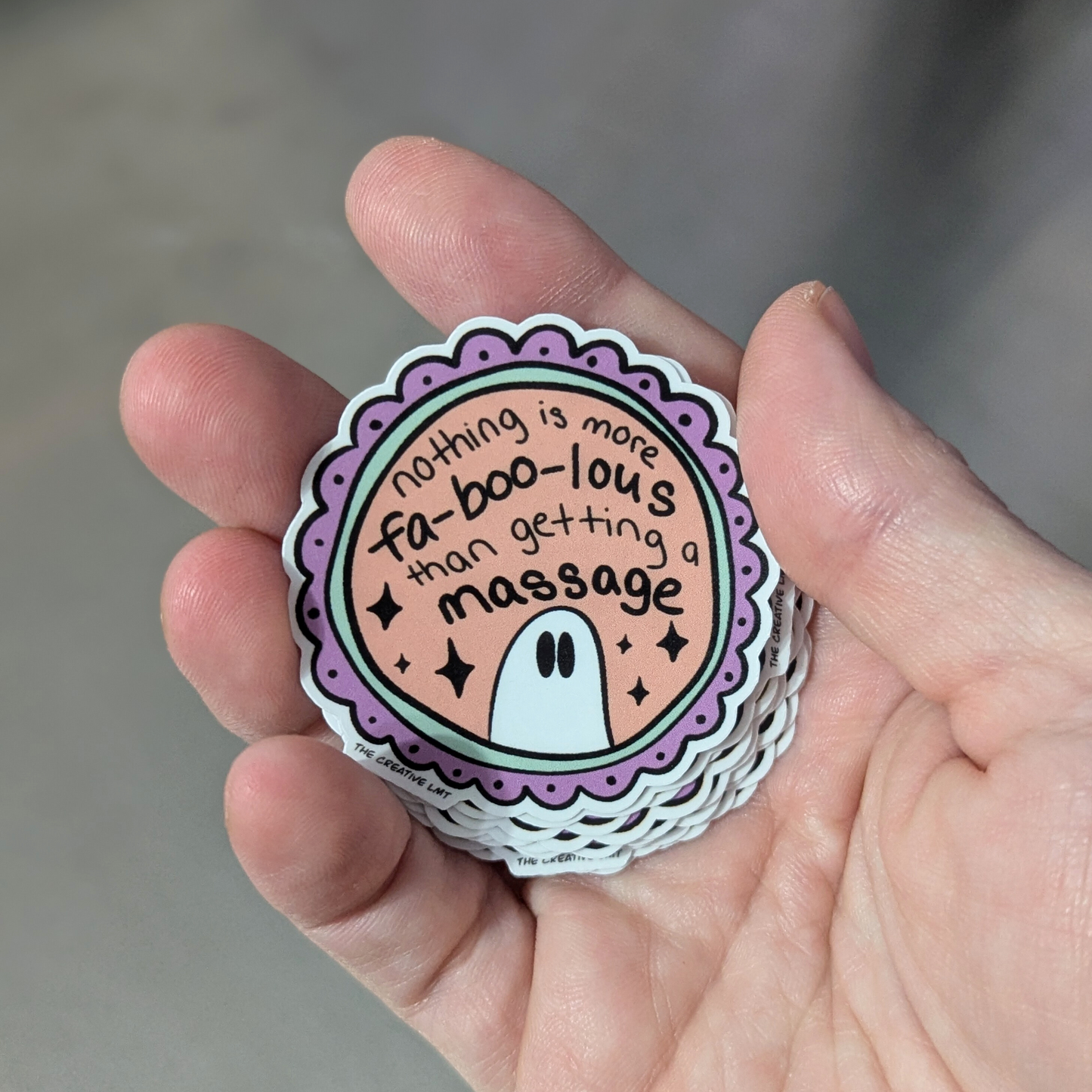 50 Fa-boo-lous Client Stickers for $35