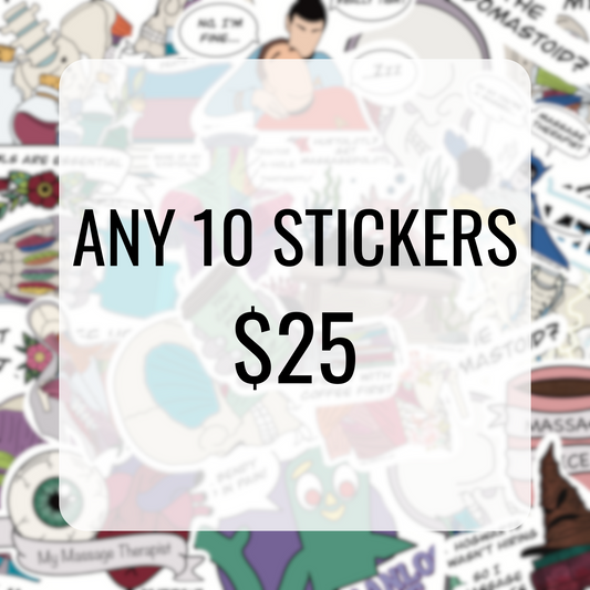 Choose Any 10 Single Stickers | Sticker Bundle | Assorted Stickers