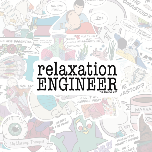 Relaxation Engineer Vinyl Sticker