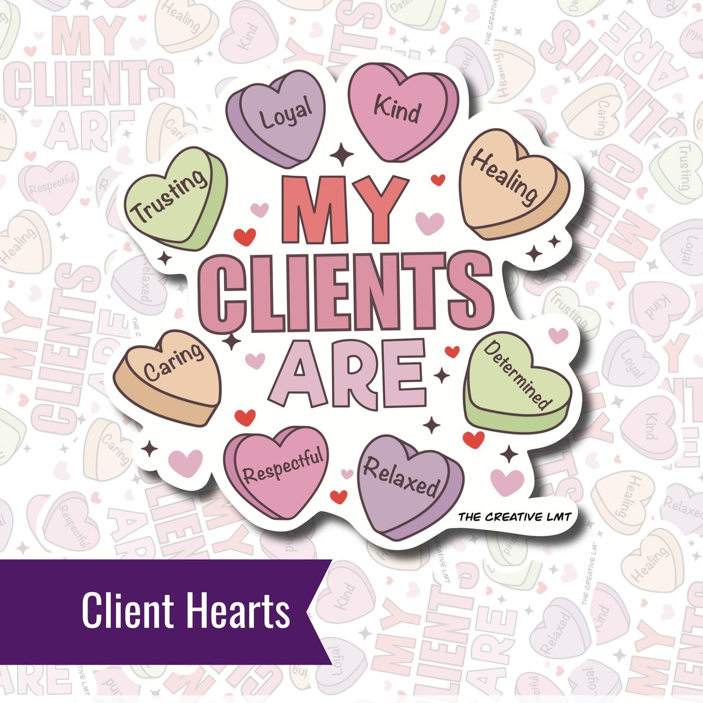 My Clients Are Vinyl Sticker