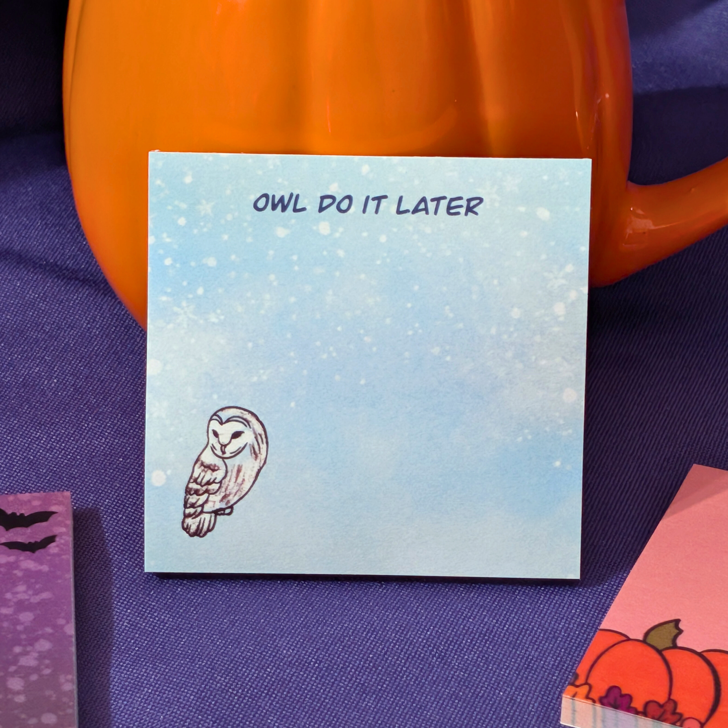 Owl Do It Later Post-It Sticky Notes