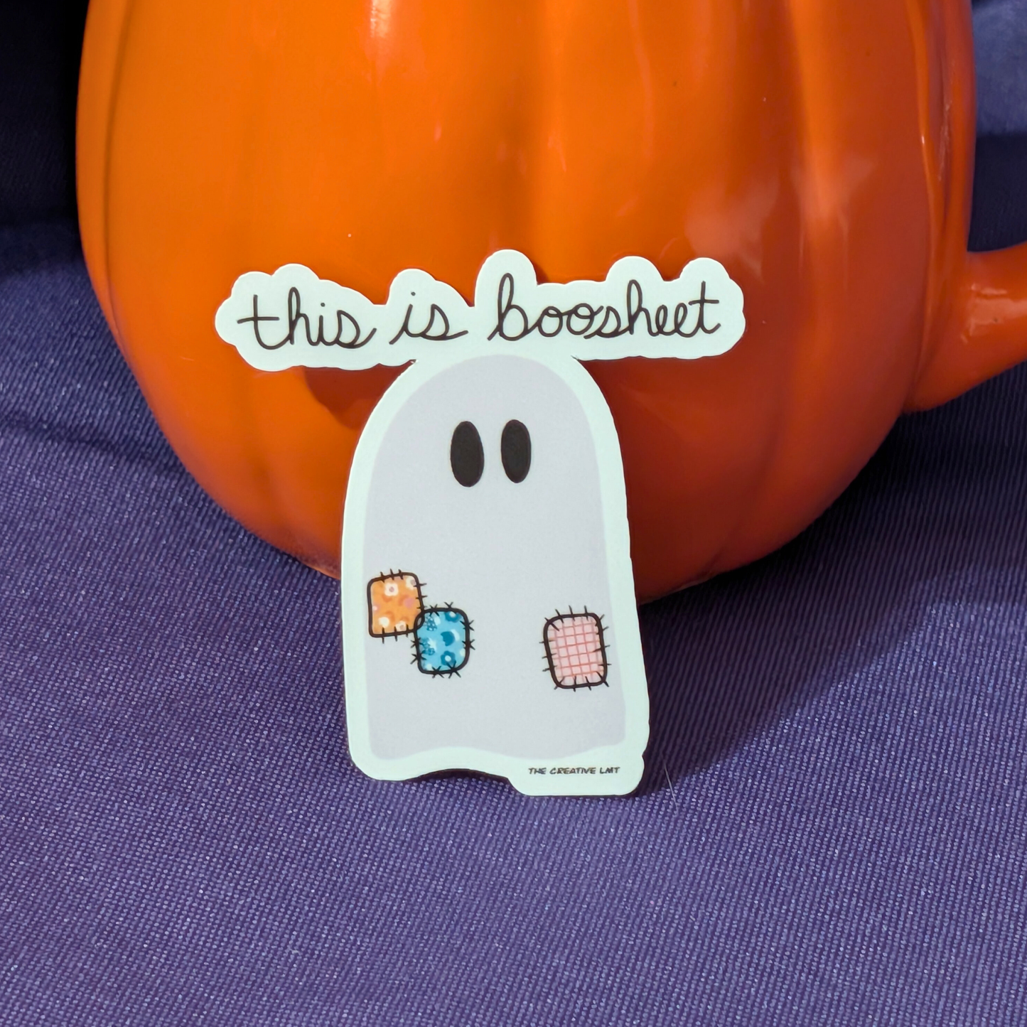 This is Boosheet Vinyl Sticker