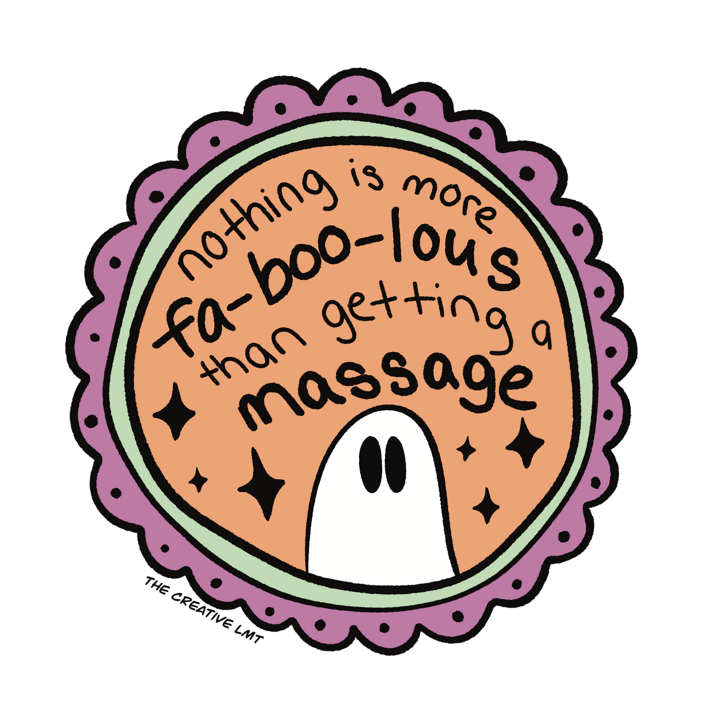 Fa-boo-lous Massage Vinyl Sticker