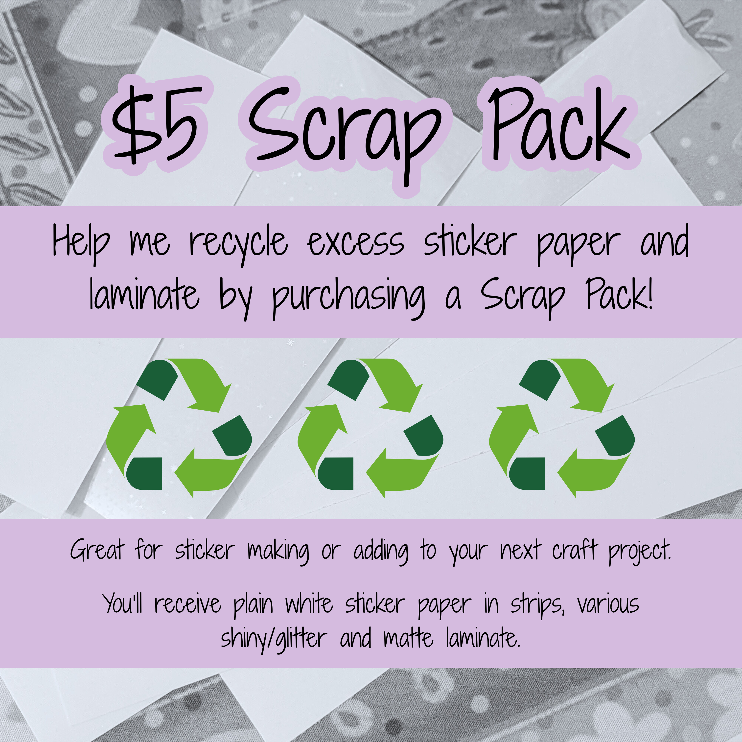$5 Scrap Pack – The Creative LMT