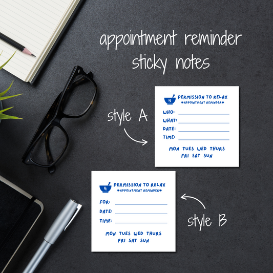 Appointment Reminder Post-It Sticky Notes