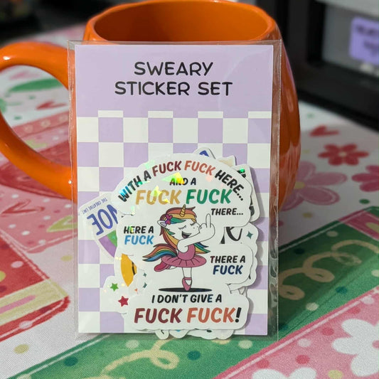 Sweary Sticker Set (10 Pack)