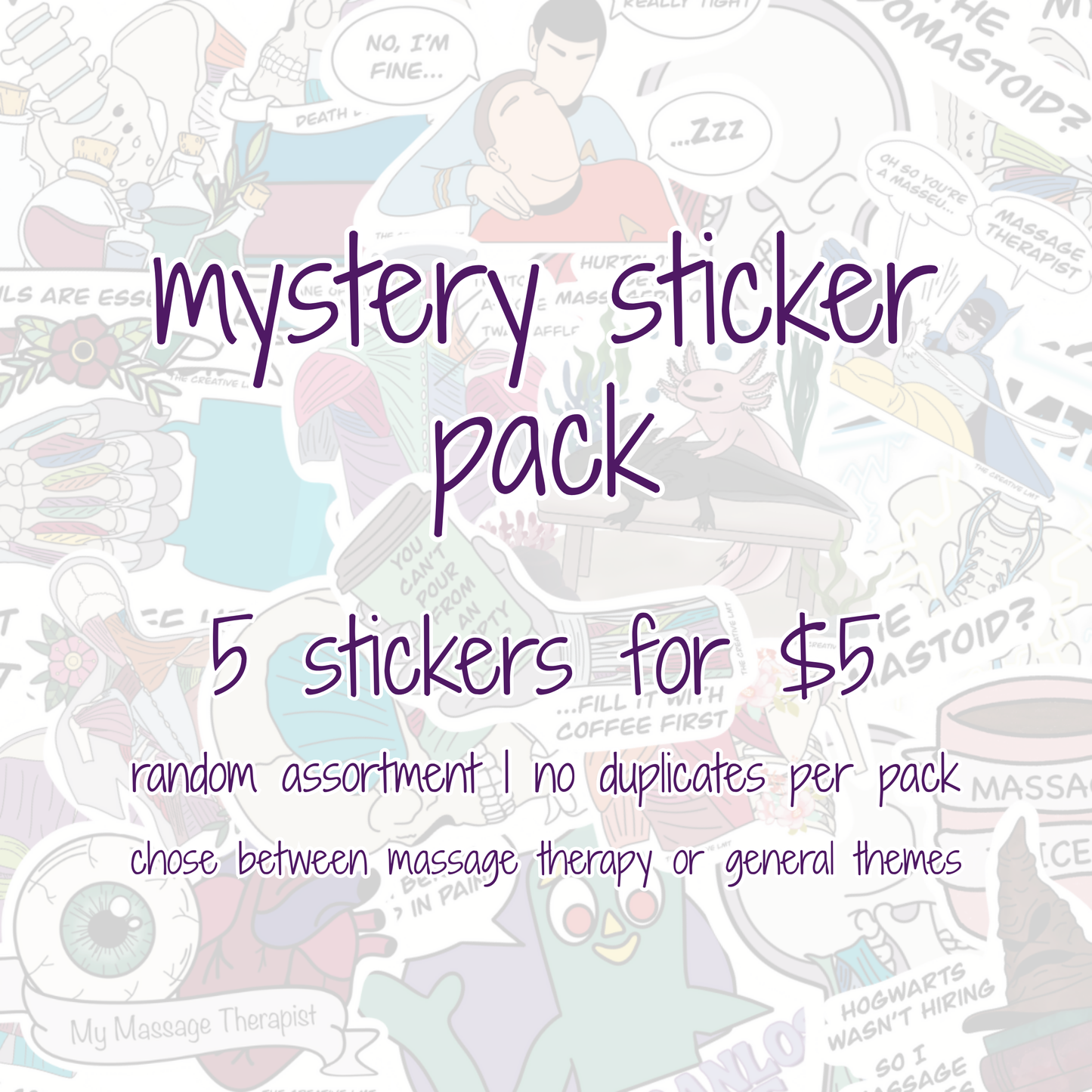 Mystery Sticker Pack | 5 for $5